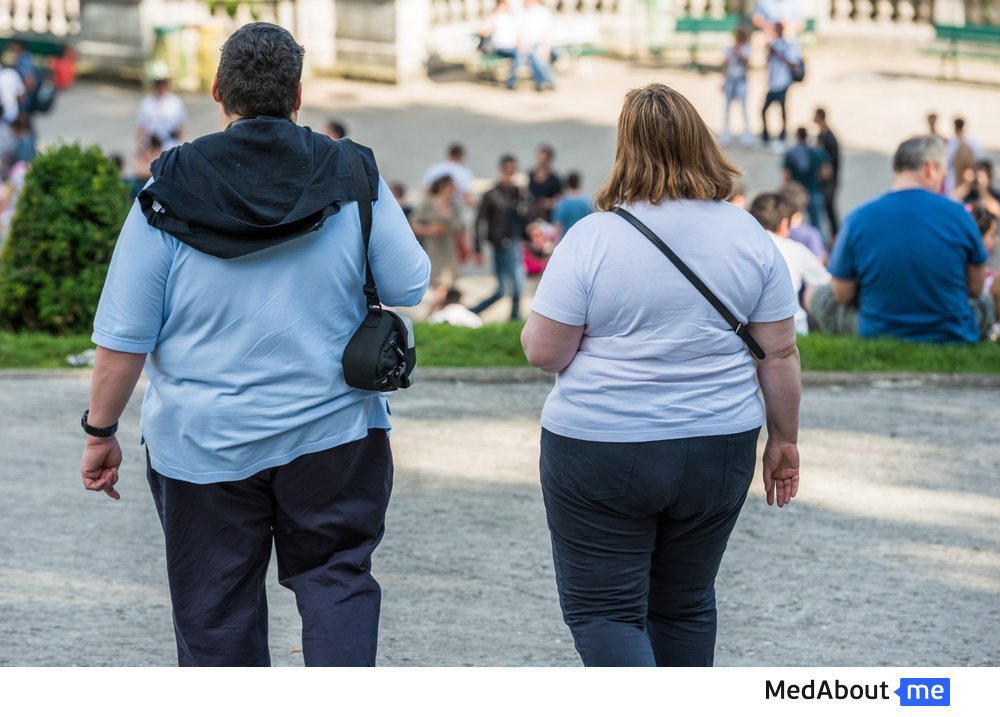 Взрослые люди и лишний вес